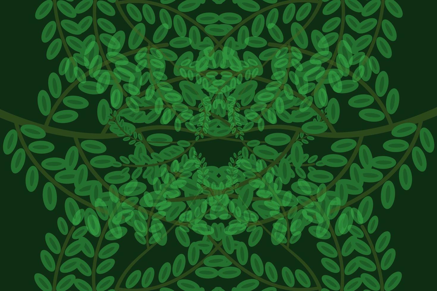 beautiful leaf or nature background in green vector