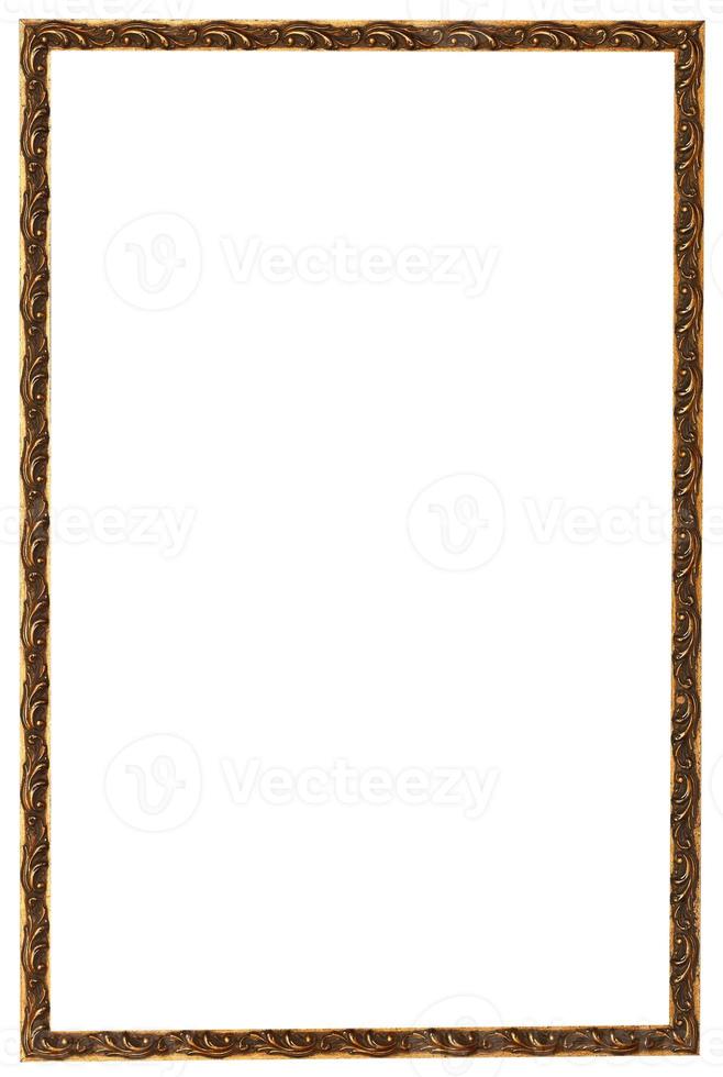 baroque style narrow picture frame photo