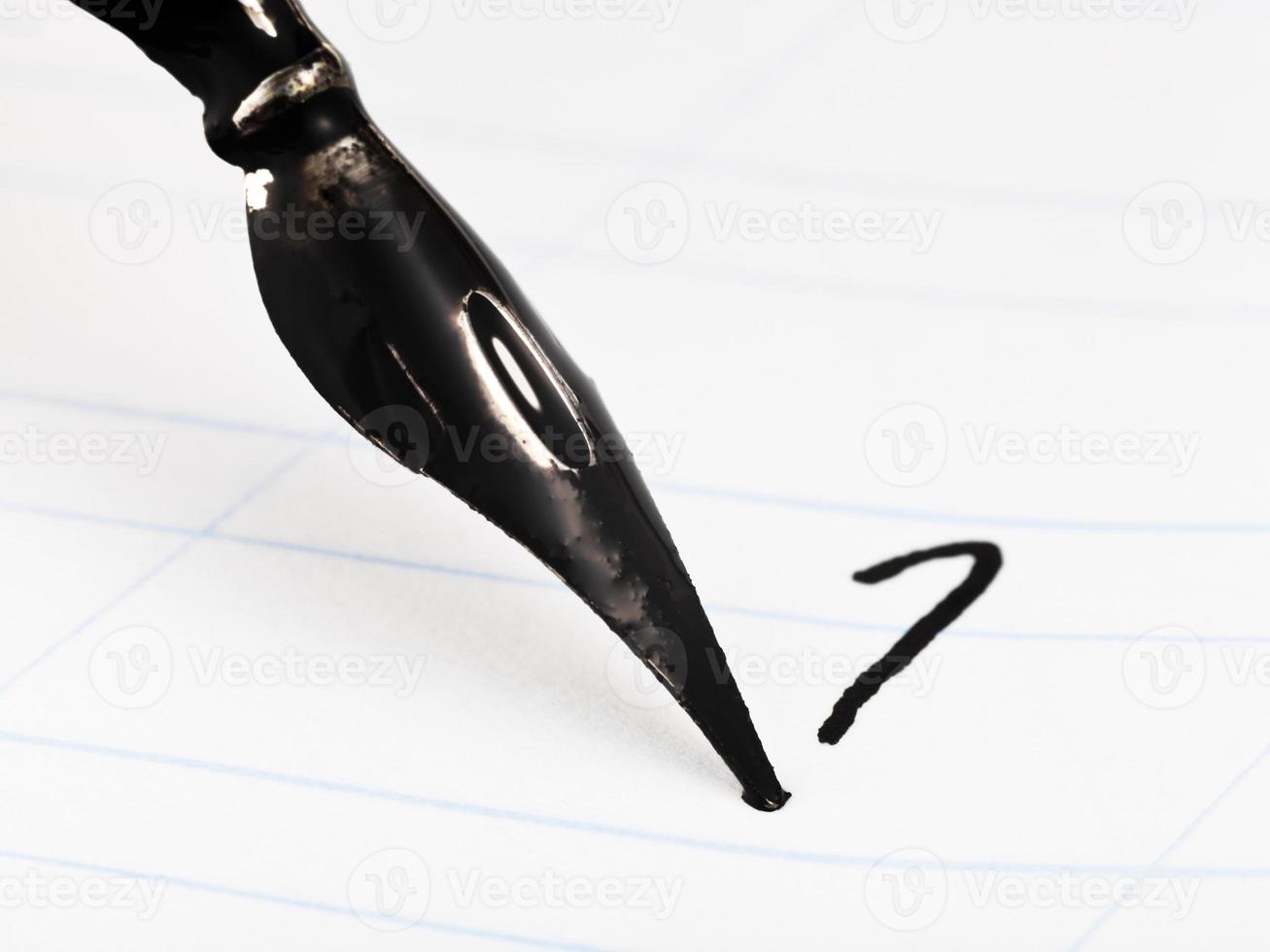 dot the I by tip of nib photo