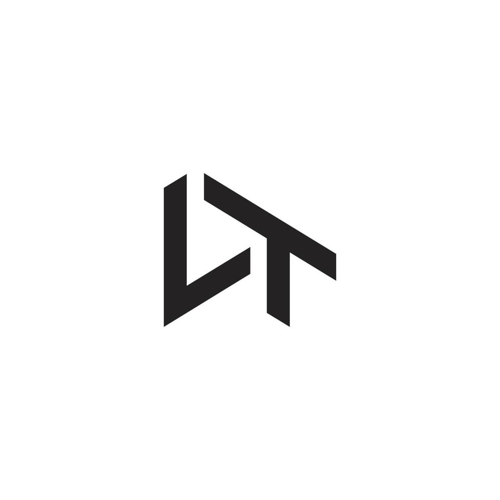Initial LT logo concept vector. Creative Icon Symbol Pro Vector