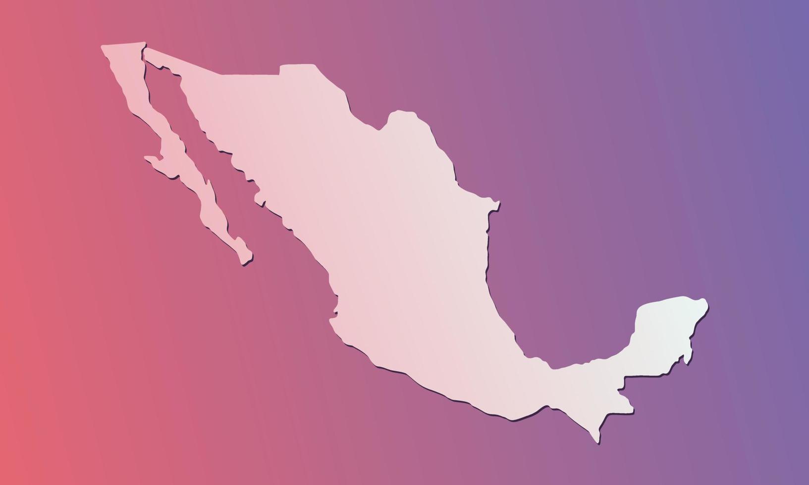 mexico background with red and purple gradient vector