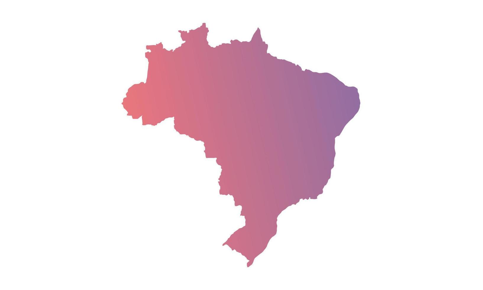 Brazil background with color gradient vector