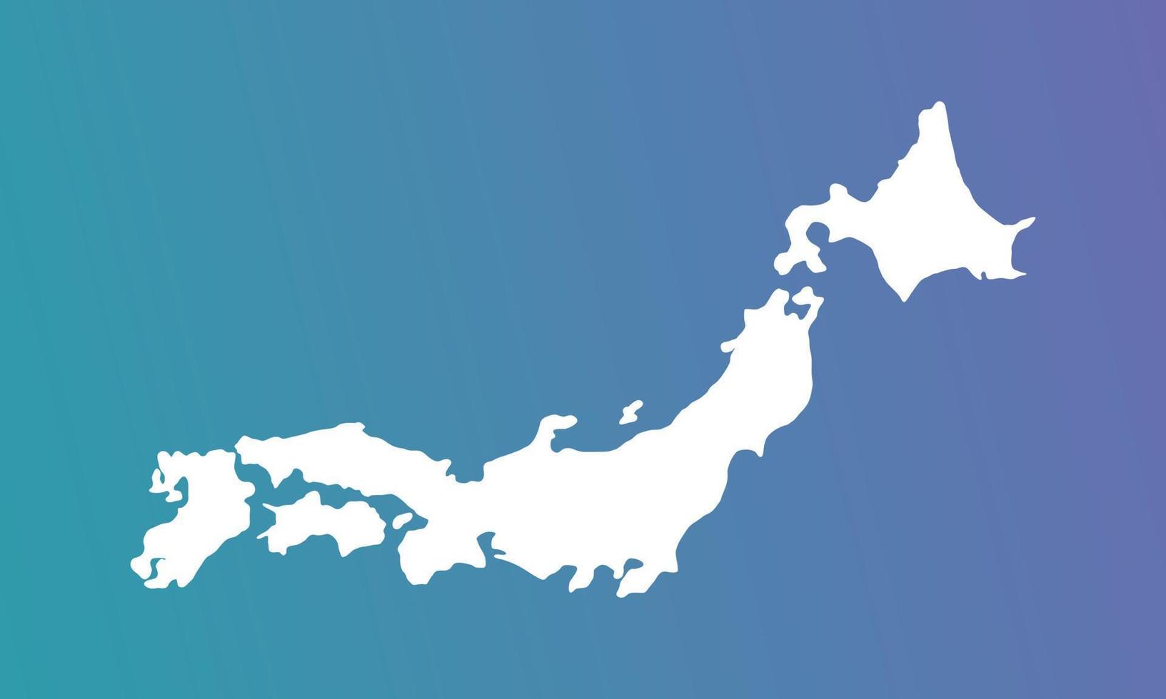 Japan background with blue and purple gradient vector