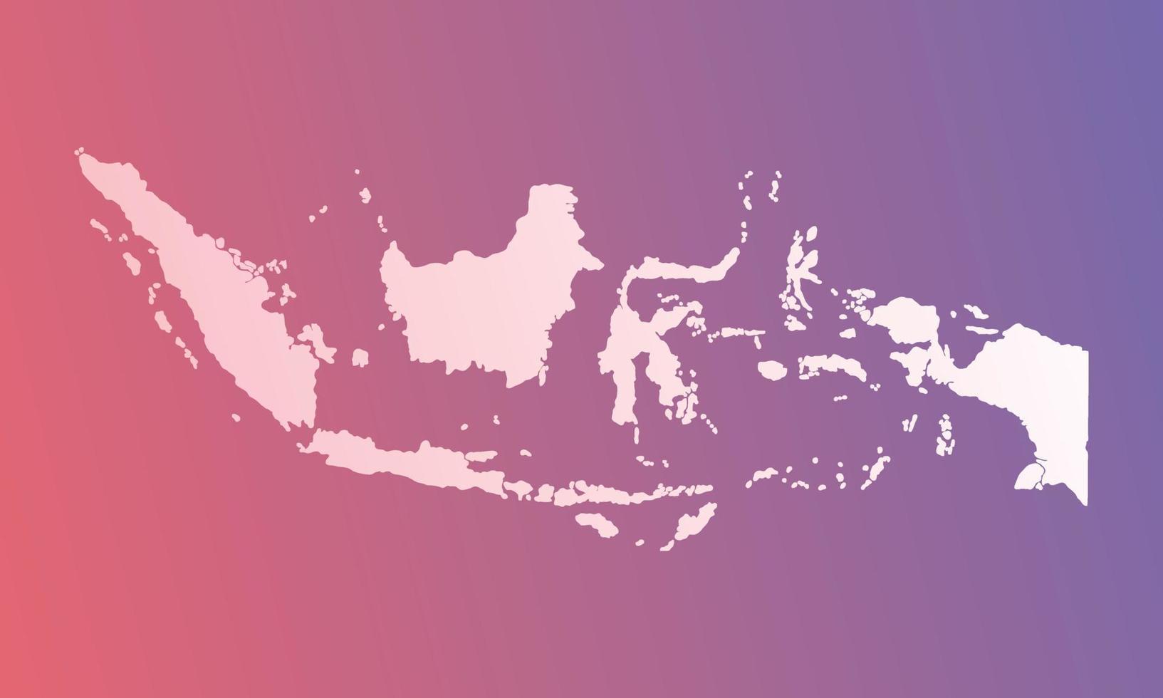 fondo de indonesia con degradado rojo y morado vector