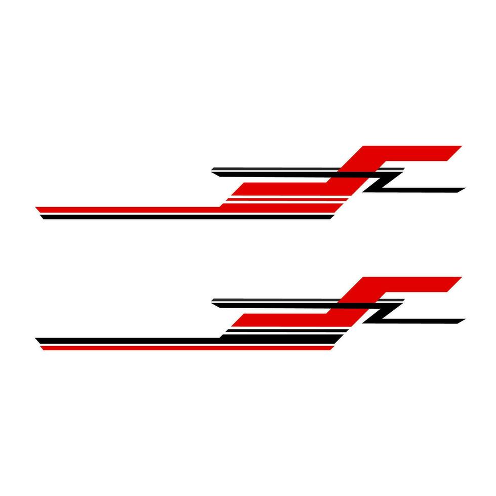 car wrapping decal vector. modern decals for cars 11848709 Vector Art