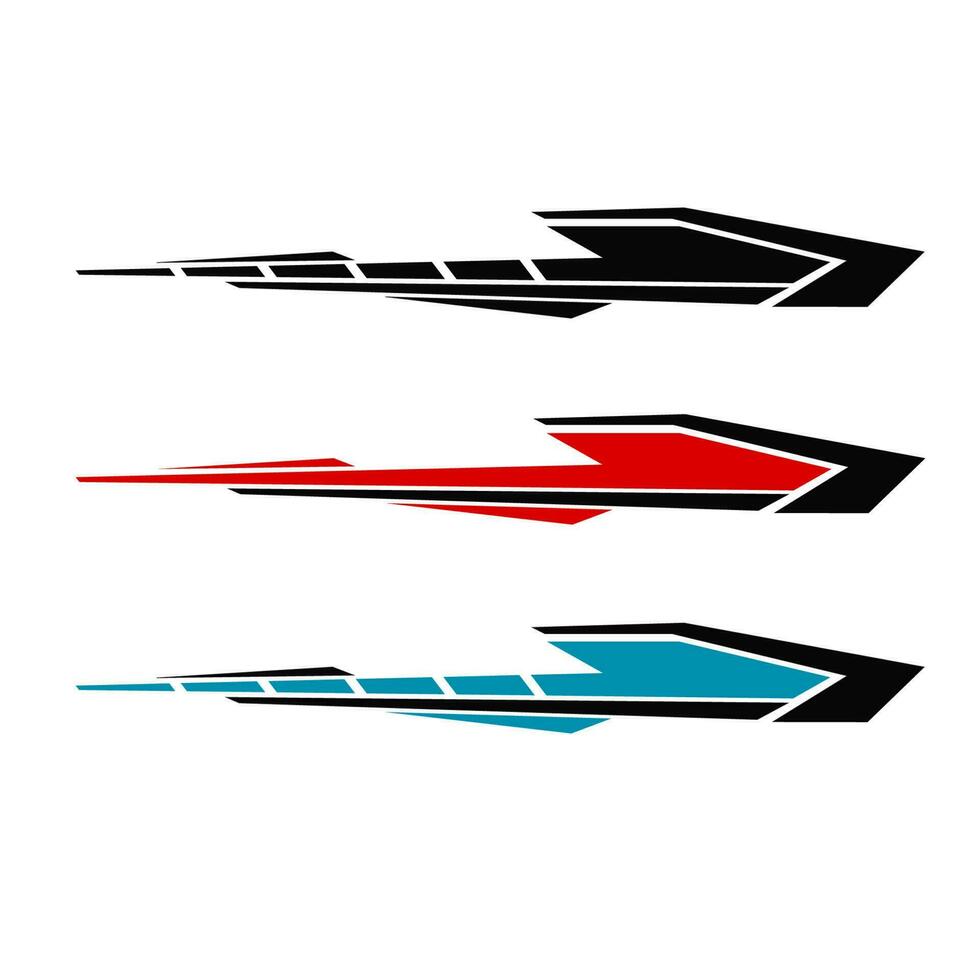 car wrapping decal design vector