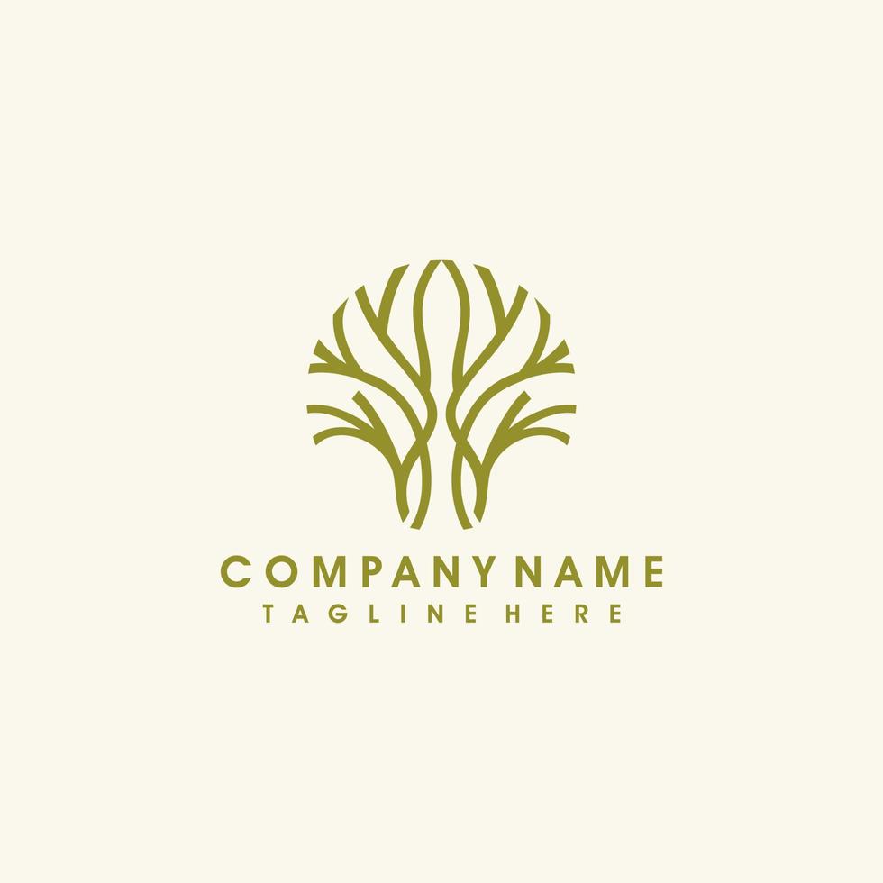 Tree logo design vector