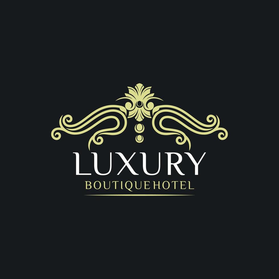 Luxury logo design vector template