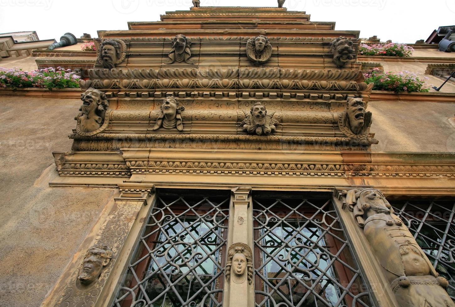 maison des tetes en colmar, francia foto