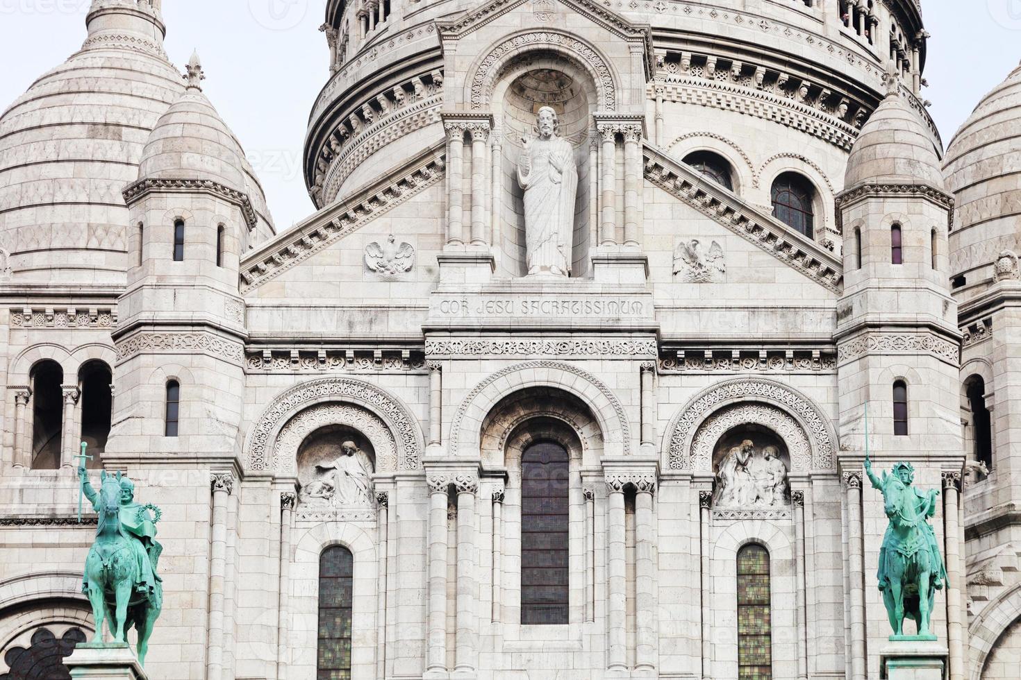 Basílica Sacre Coeur en París foto