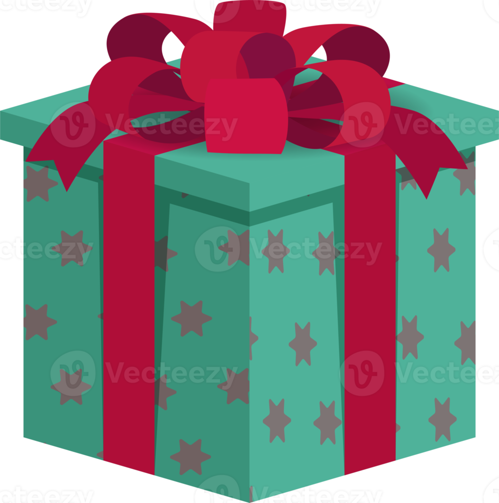 present box colored modern 3d png