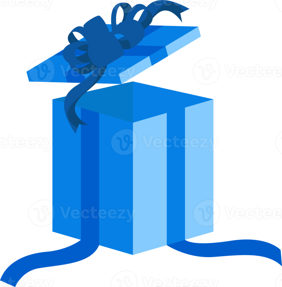 present box colored modern 3d png