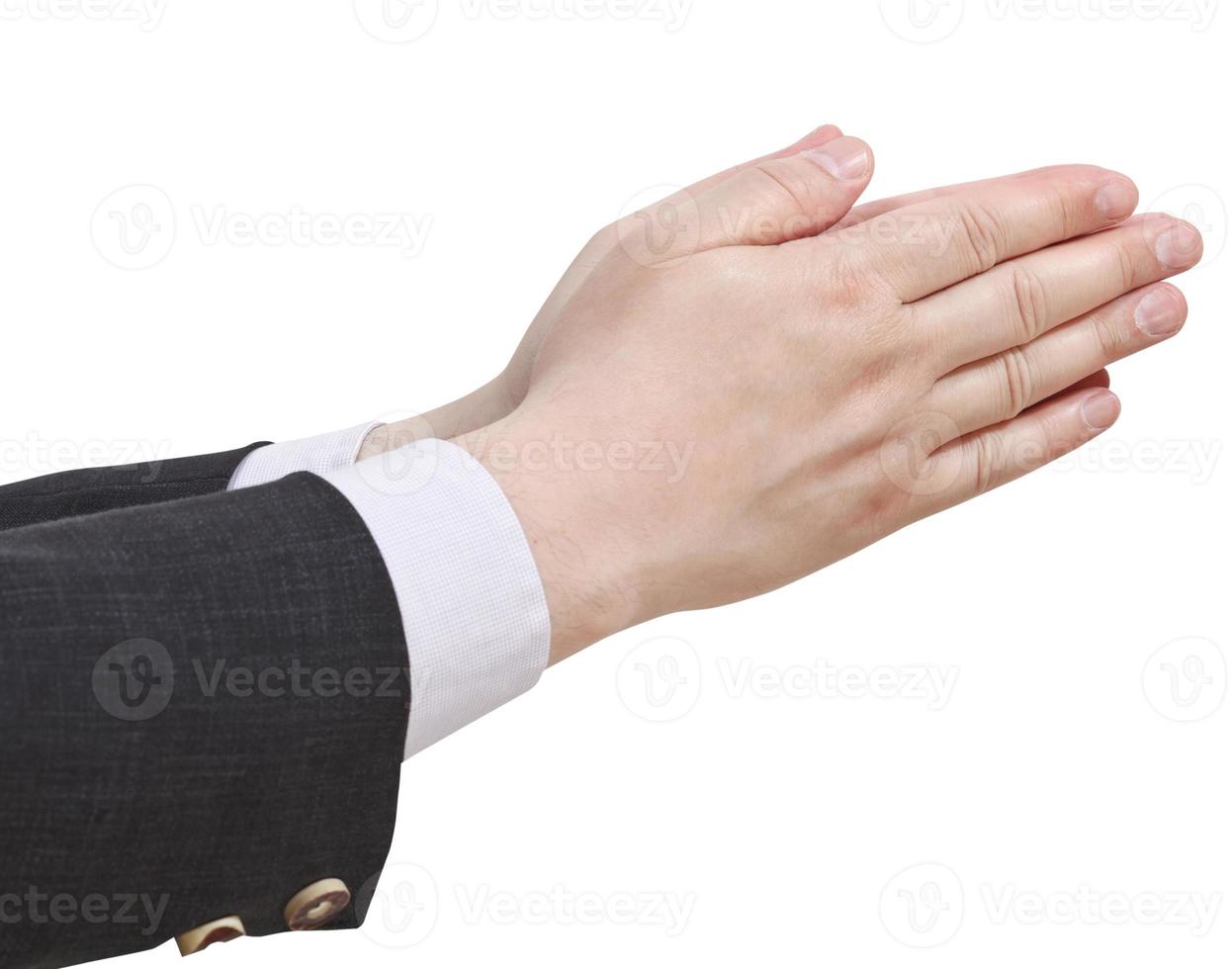 two pointing hands - hand gesture photo