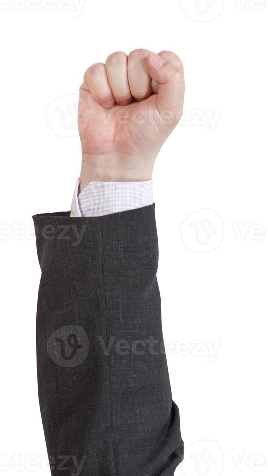 raised fist - hand gesture photo