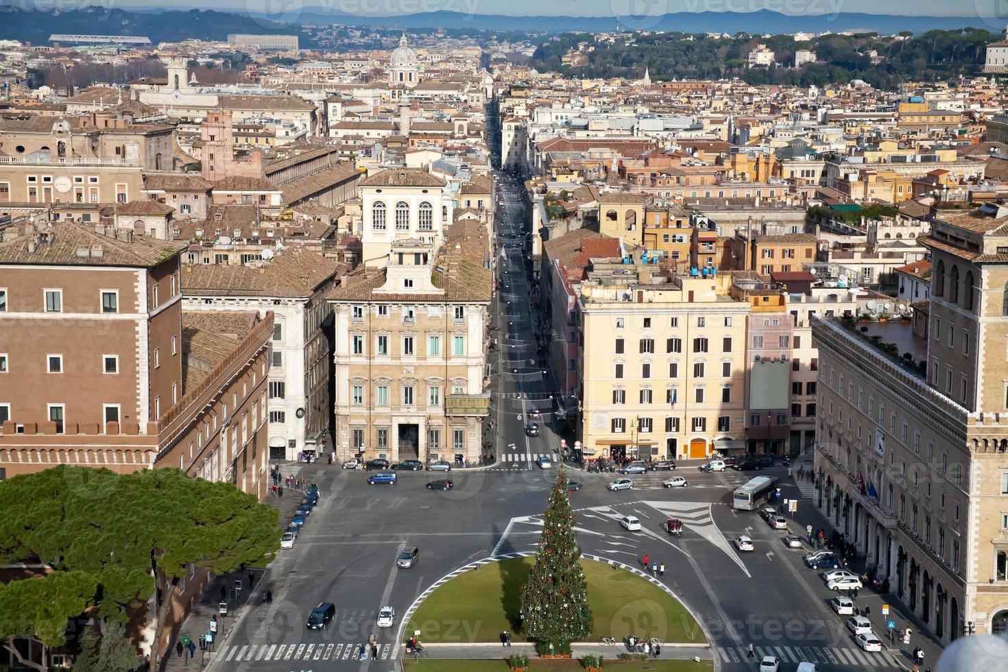 piazza Venezia in Rome city photo