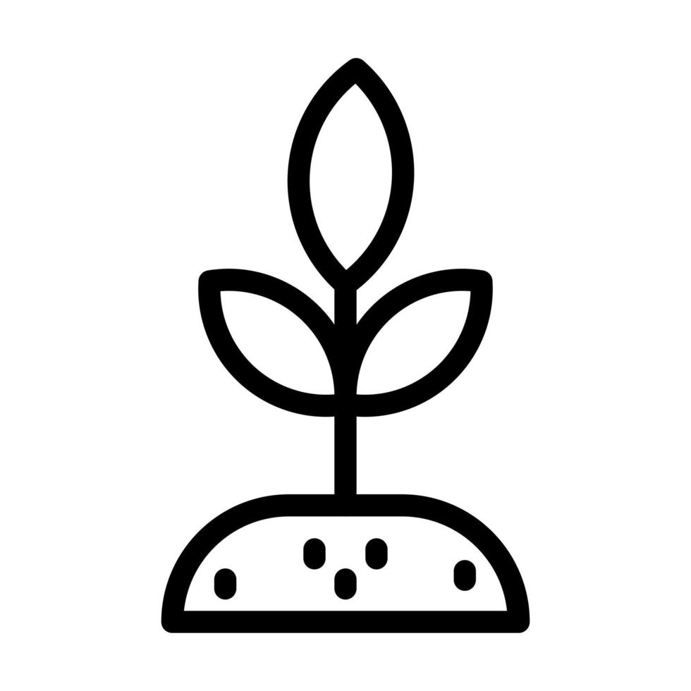 Sprout Icon Design vector