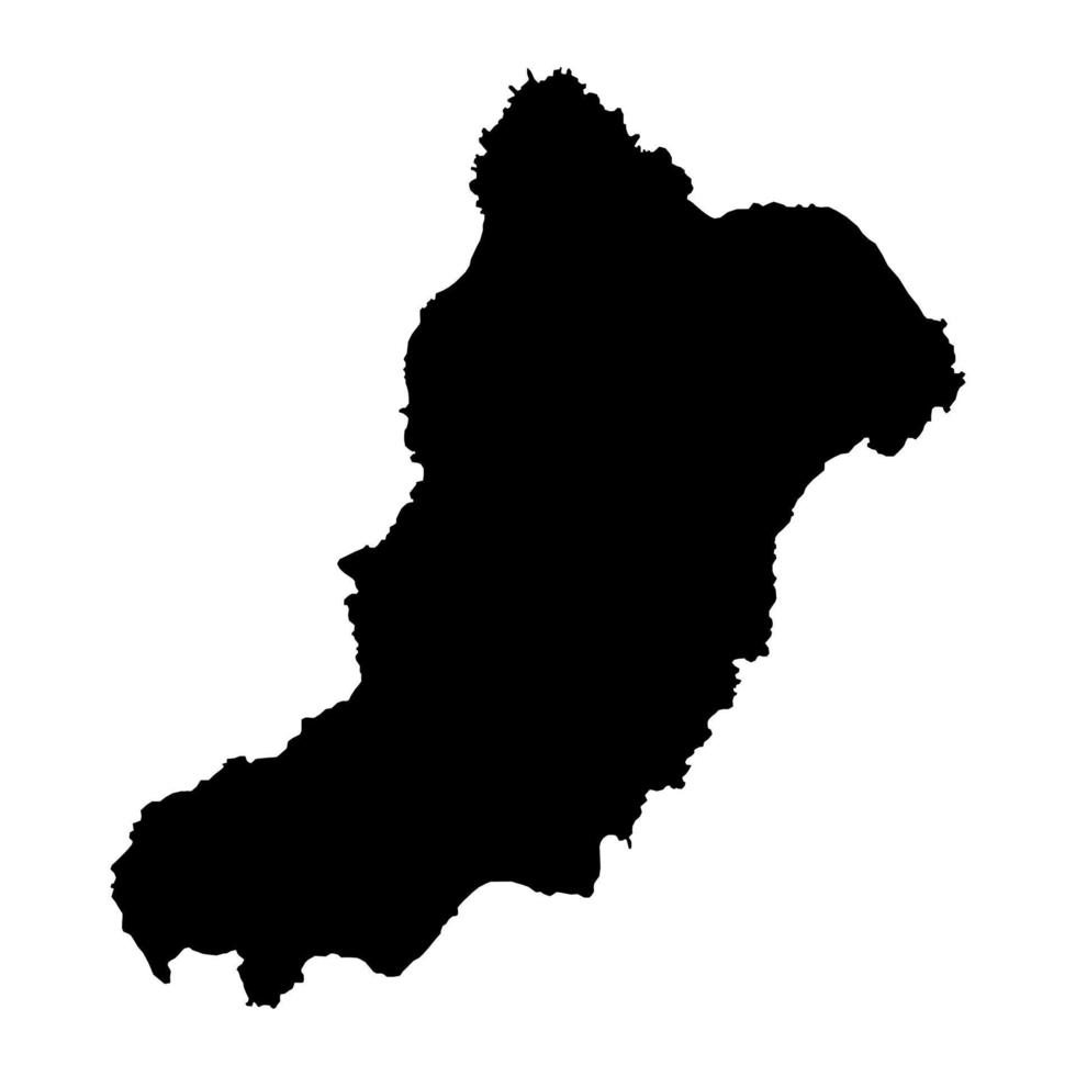 Isla La Graciosa map, Spain region. Vector illustration.