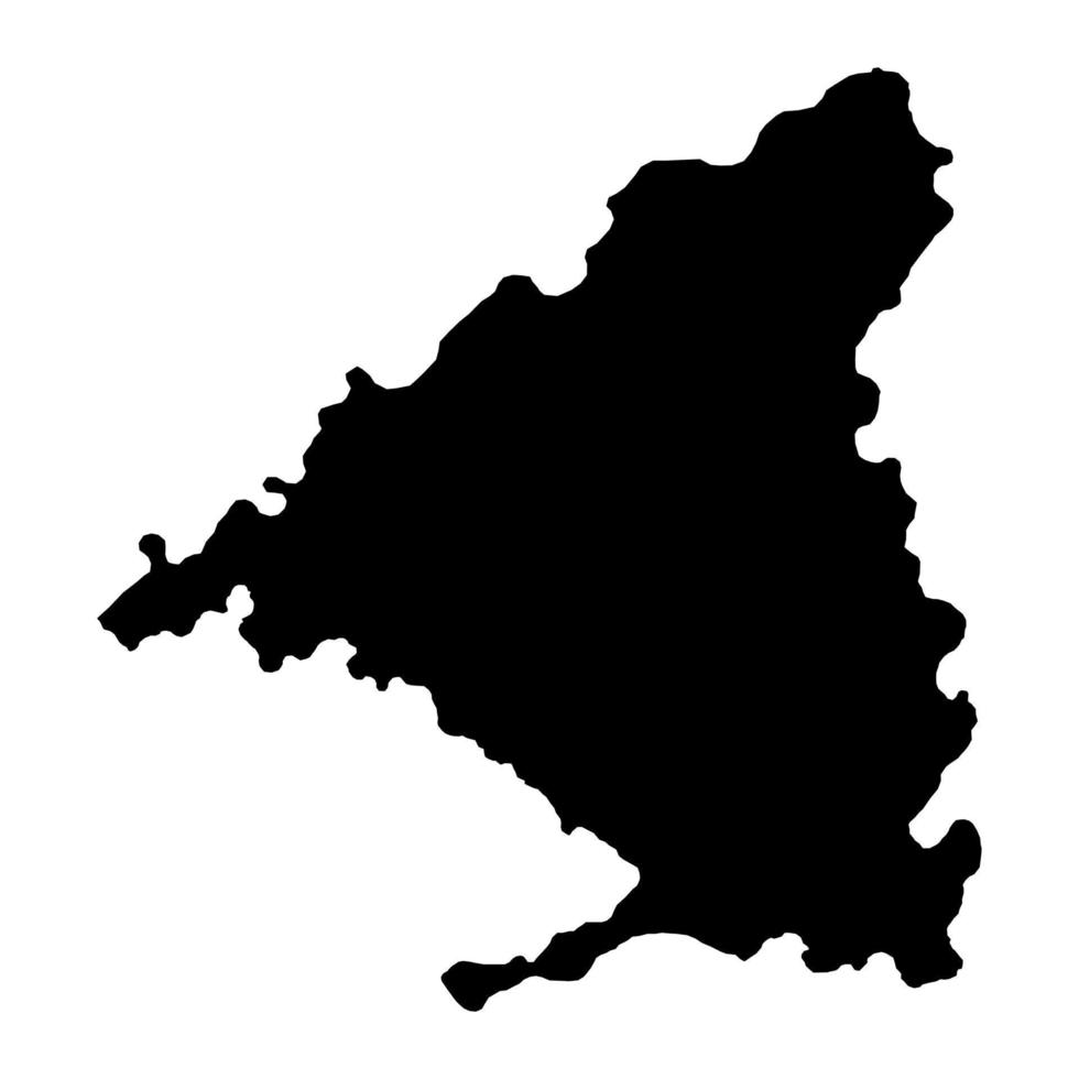 mapa de madrid, región de españa. ilustración vectorial vector