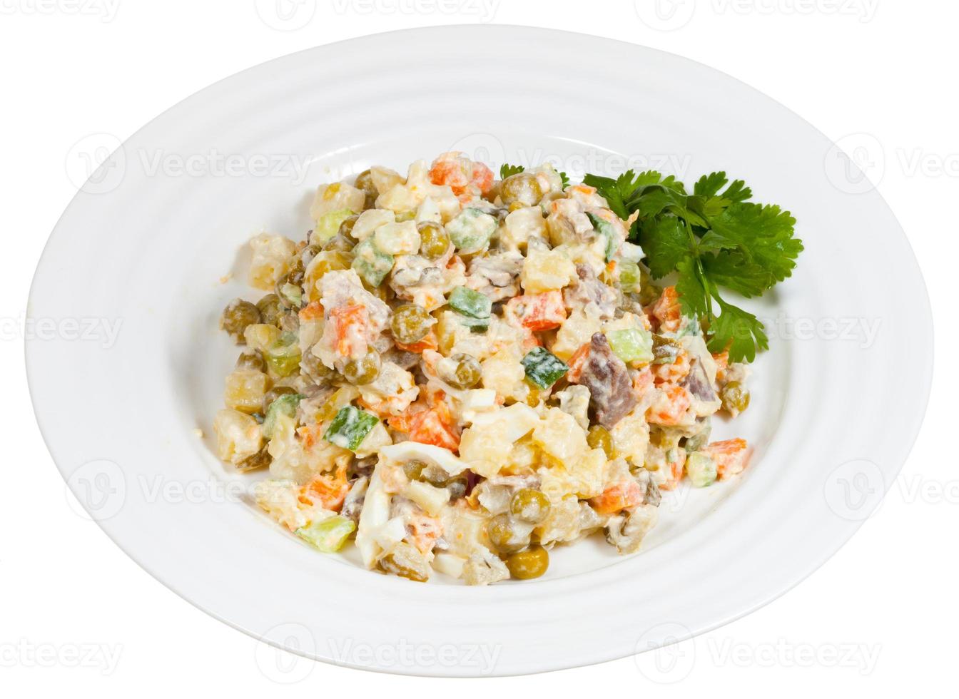 Russian Olivier salad photo