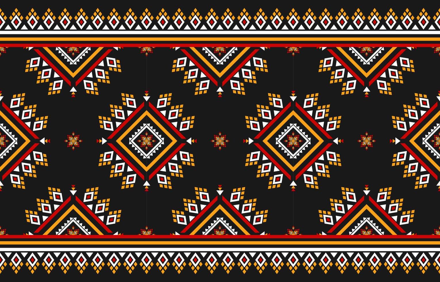 Carpet flower tribal background. Geometric ethnic oriental seamless pattern traditional. vector