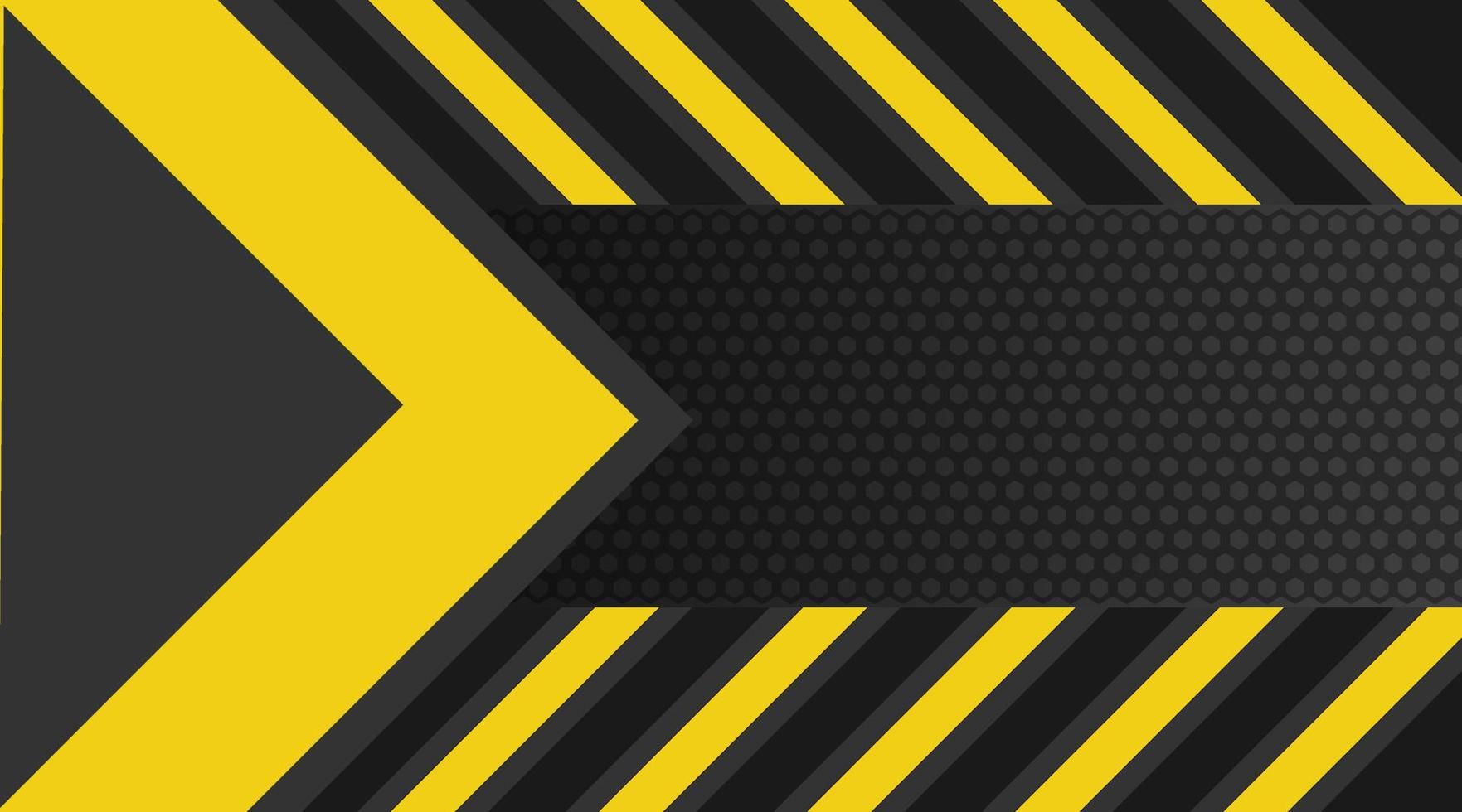 Background Yellow Black Modern Tech vector