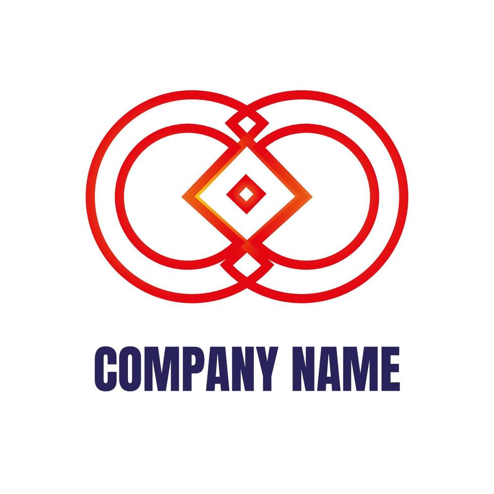 Geometry Company Logo Template Design vector