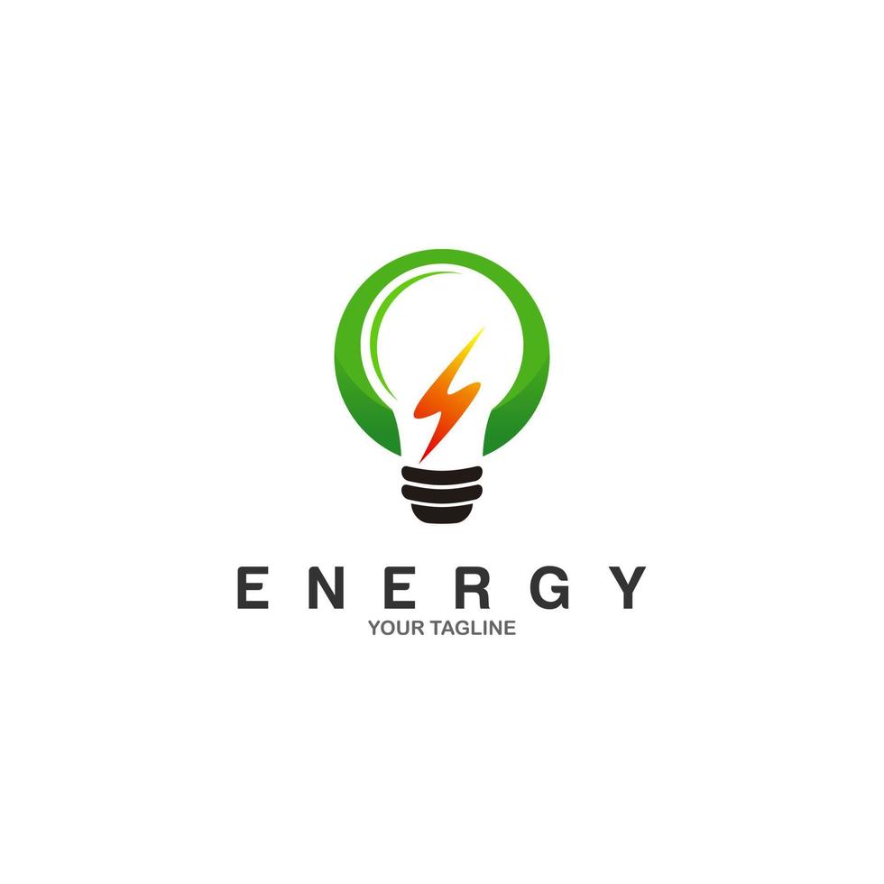 Green Energy Logo Vector Template