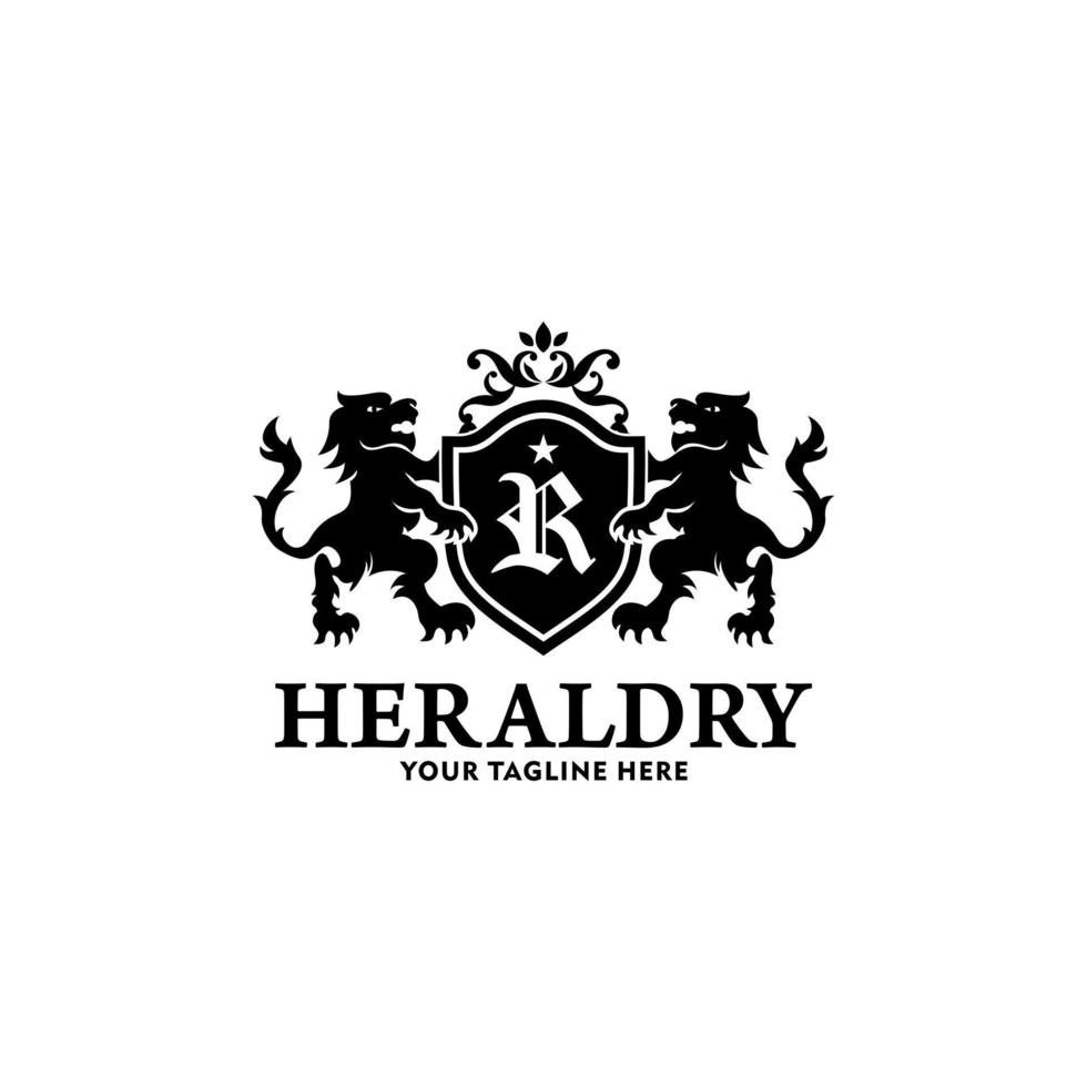 Heraldry Logo Collection Vector Template