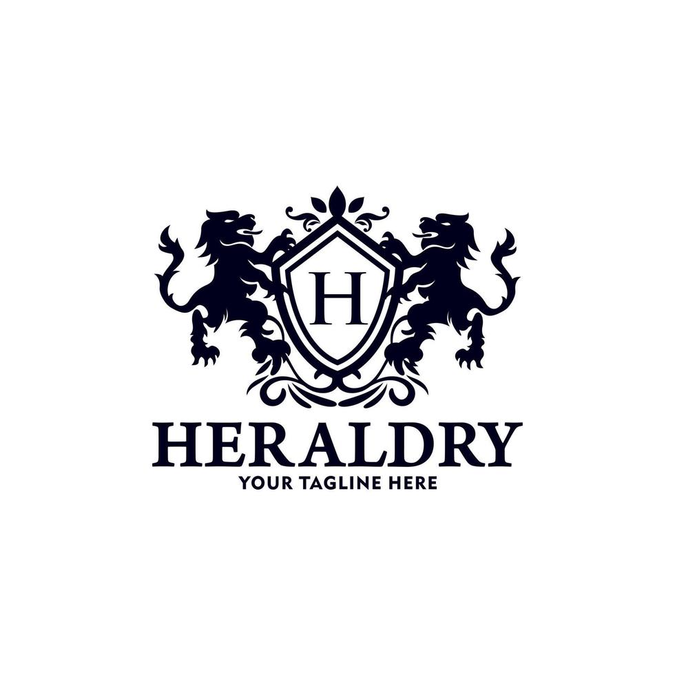 Heraldry Logo Collection Vector Template