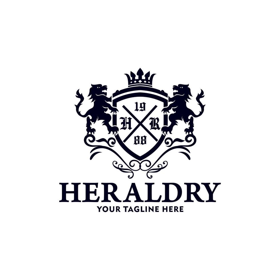 Heraldry Logo Collection Vector Template
