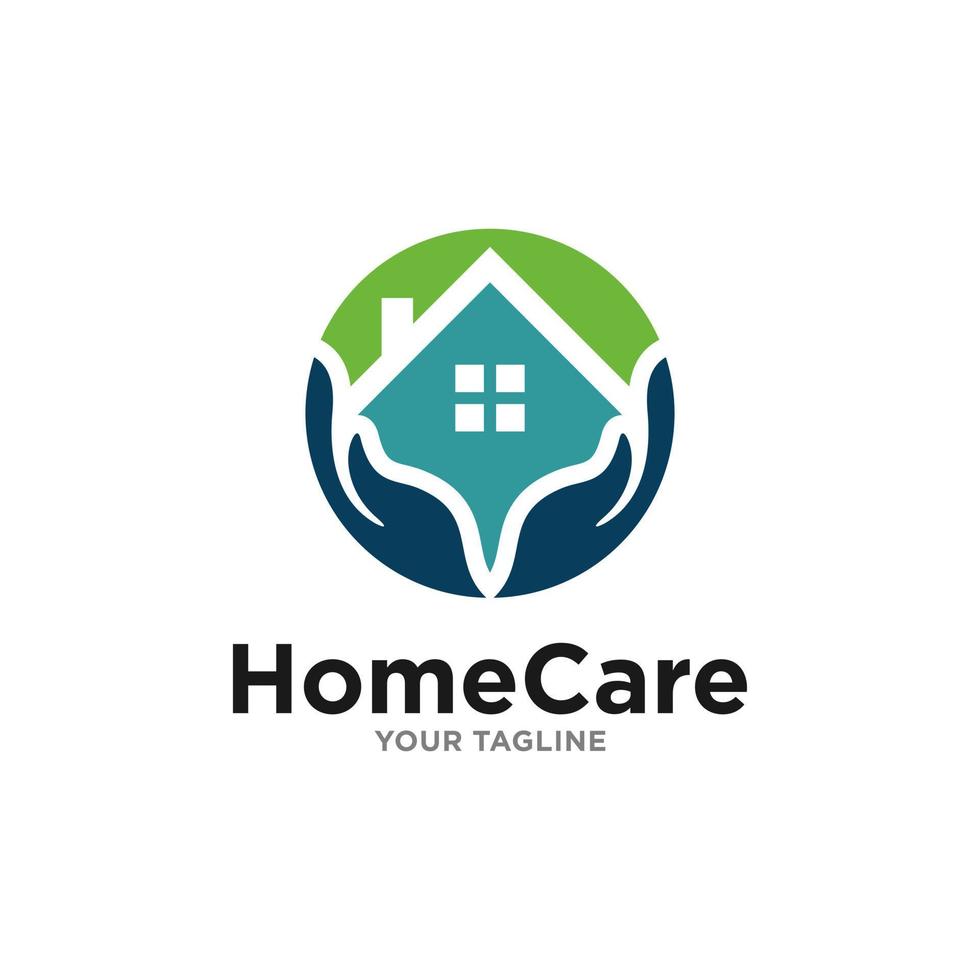 House Care Center Logo Template vector