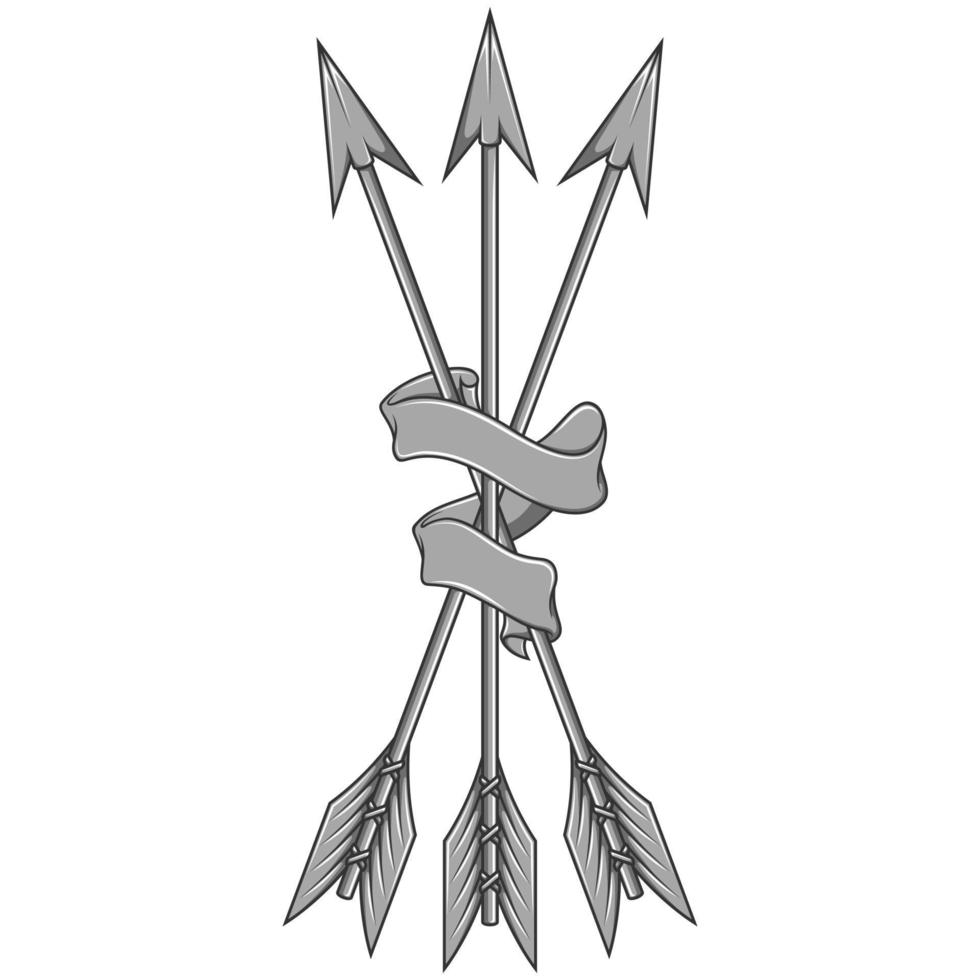 Vector Design Arrows with Ribbon 11853625 Vector Art at Vecteezy