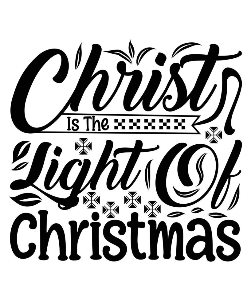 Christmas T-shirt Design vector