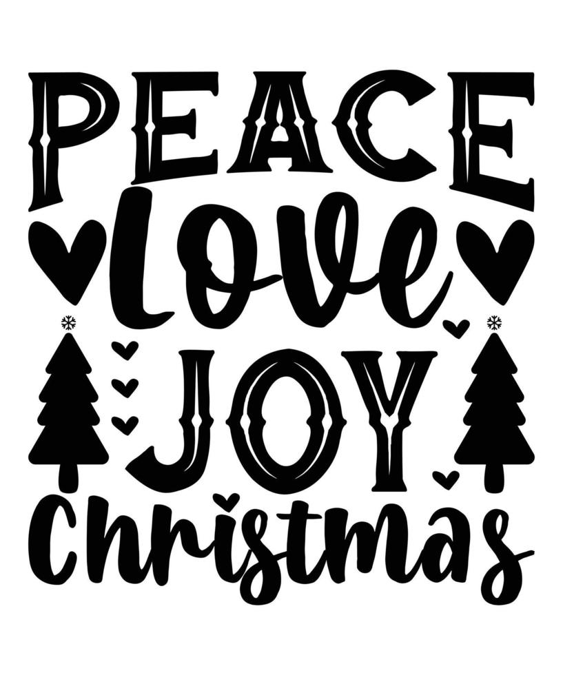Christmas T-shirt Design vector