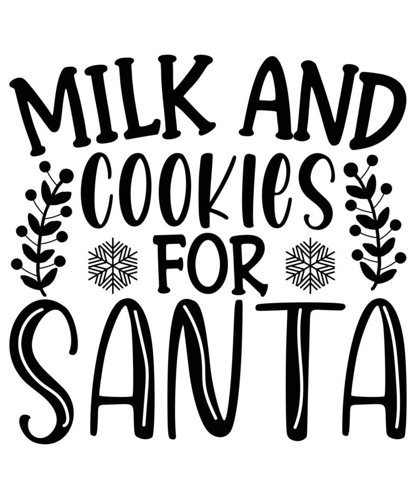 Christmas T-shirt Design vector