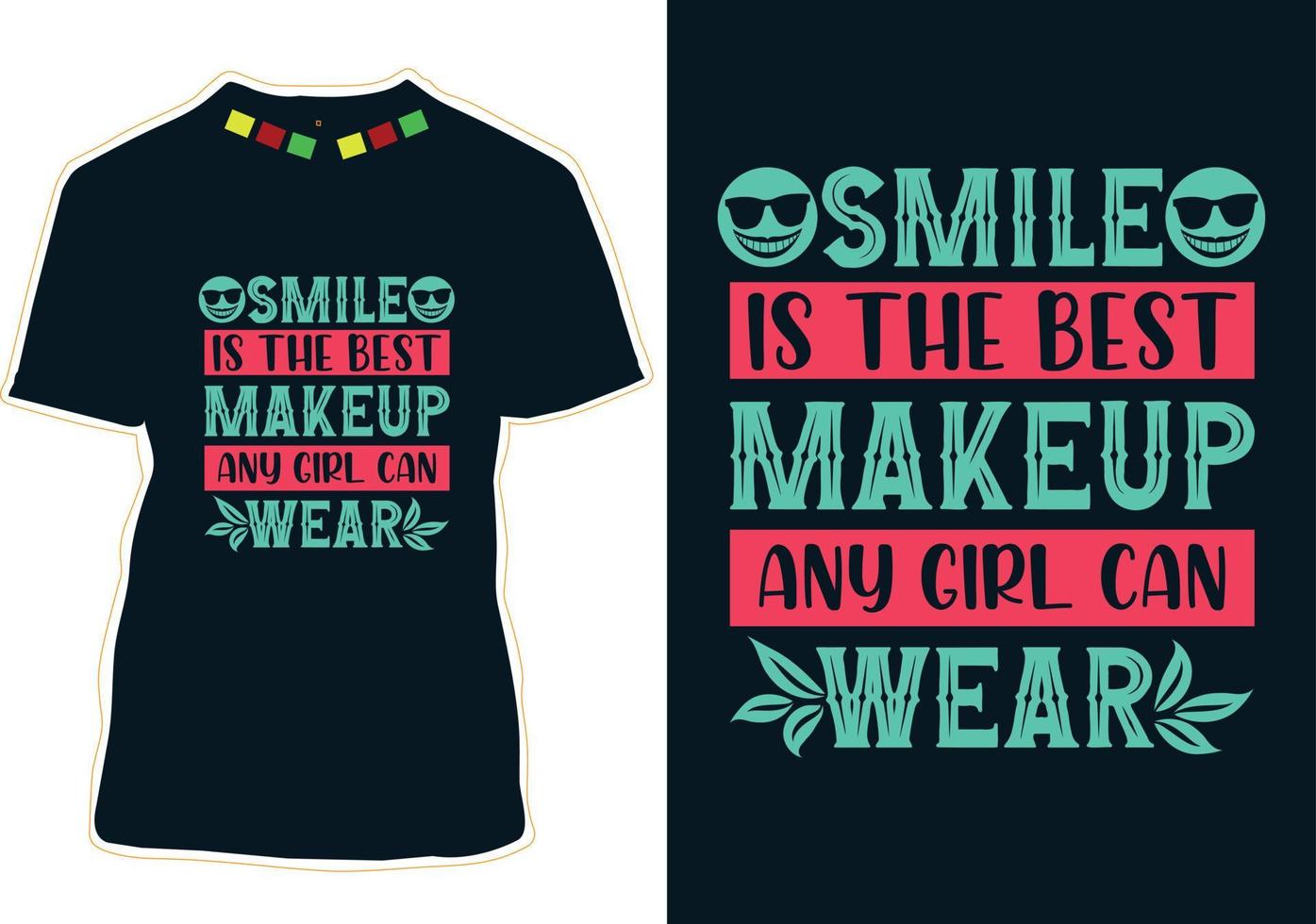 World Smile Day T-shirt Design vector