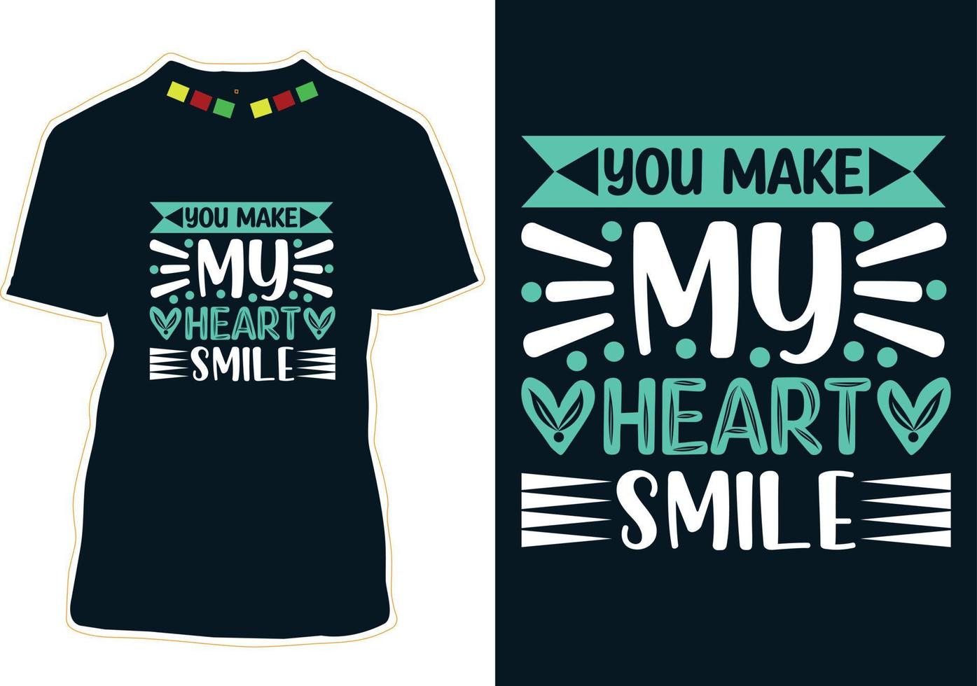 World Smile Day T-shirt Design vector