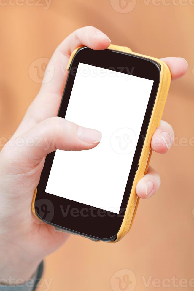 cut out screen of smartphone photo