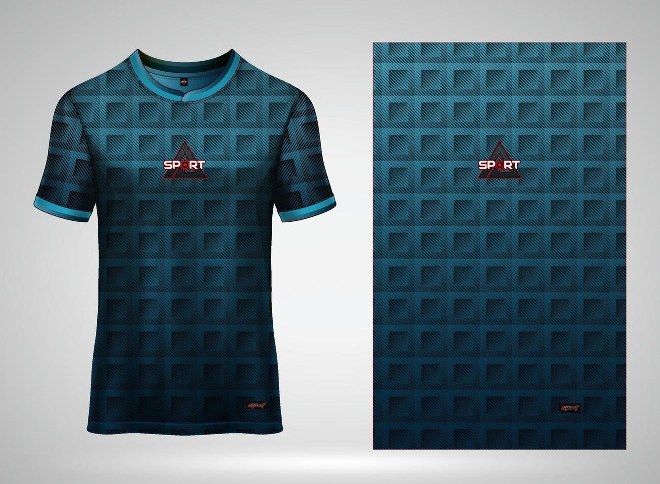 camiseta de punto deportivo. maqueta de camiseta de fútbol para club de fútbol. textil de tela de patrón deportivo. patrón de textura de fondo de deporte vector