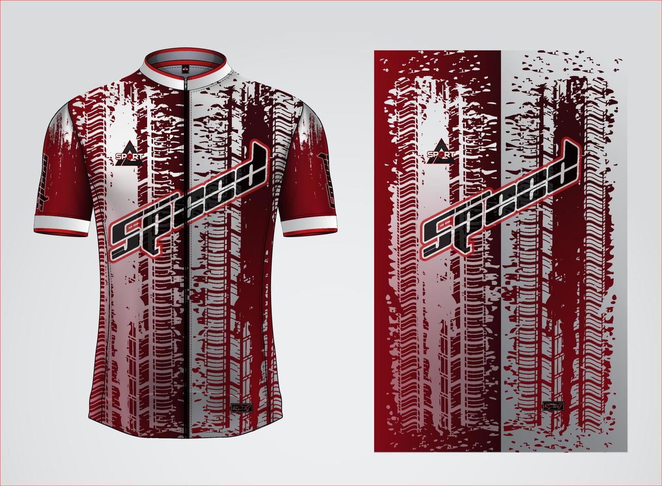 Sport jersey t-shirt. Cycling jersey mockup for football club. Sport pattern fabric textile. Sport background texture pattern vector