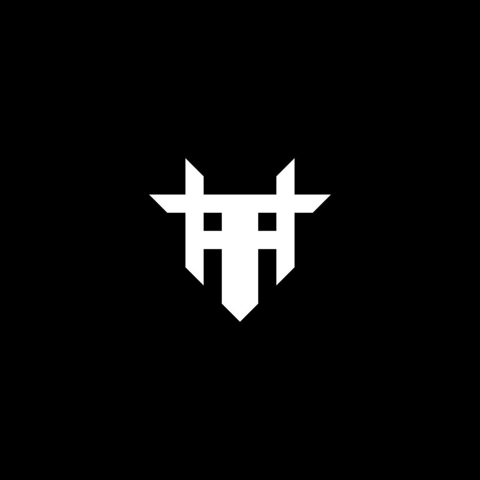 Initial based clean and minimal letter. TH HT Monogram Logo Template. Elegant luxury alphabet vector design