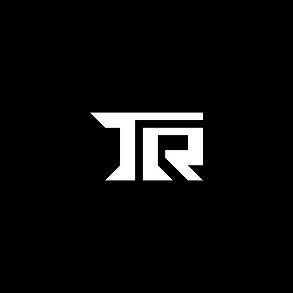Initial based clean and minimal letter. TR RT Monogram Logo Template. Elegant luxury alphabet vector design