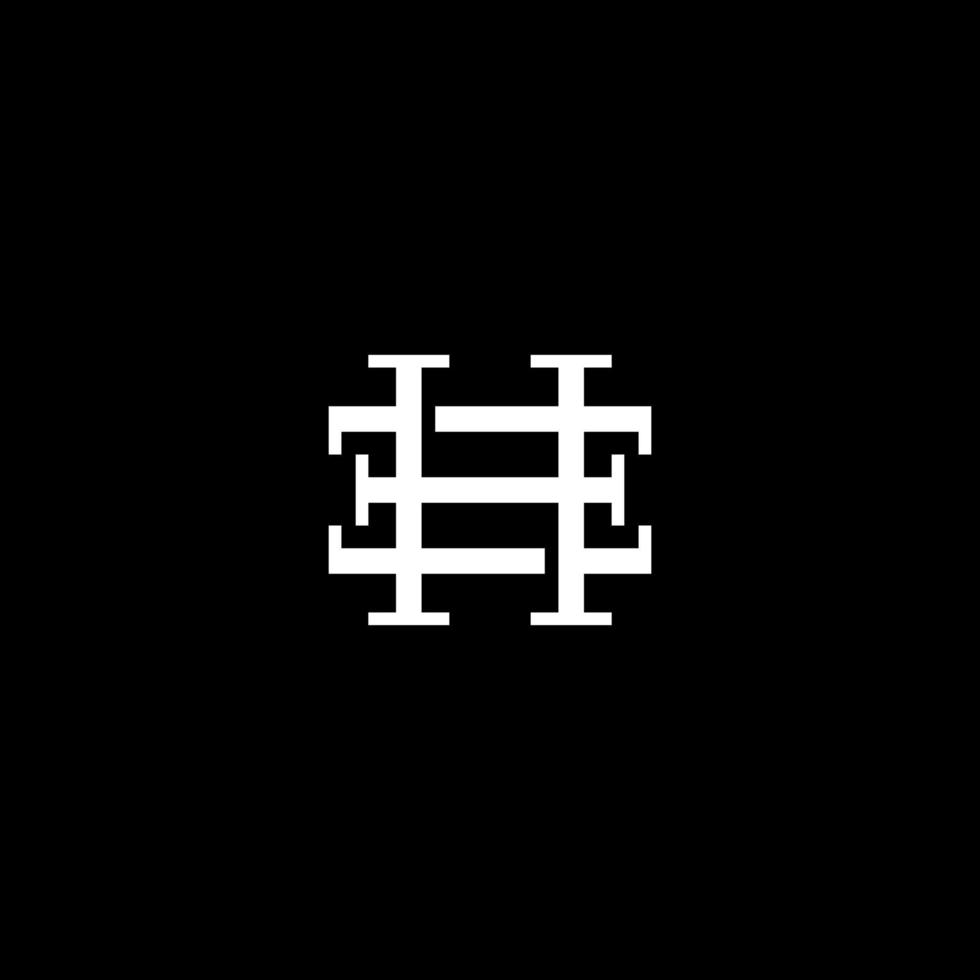 Initial based clean and minimal letter. HE EH Monogram Logo Template. Elegant luxury alphabet vector design
