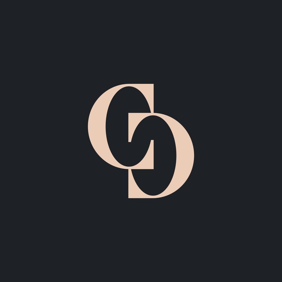 Initial Letter C Monogram Logo Template. Initial Based Letter Icon Logo vector