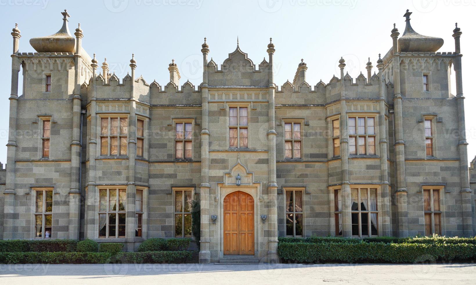 Northern facade of Vorontsov Alupka Palace photo