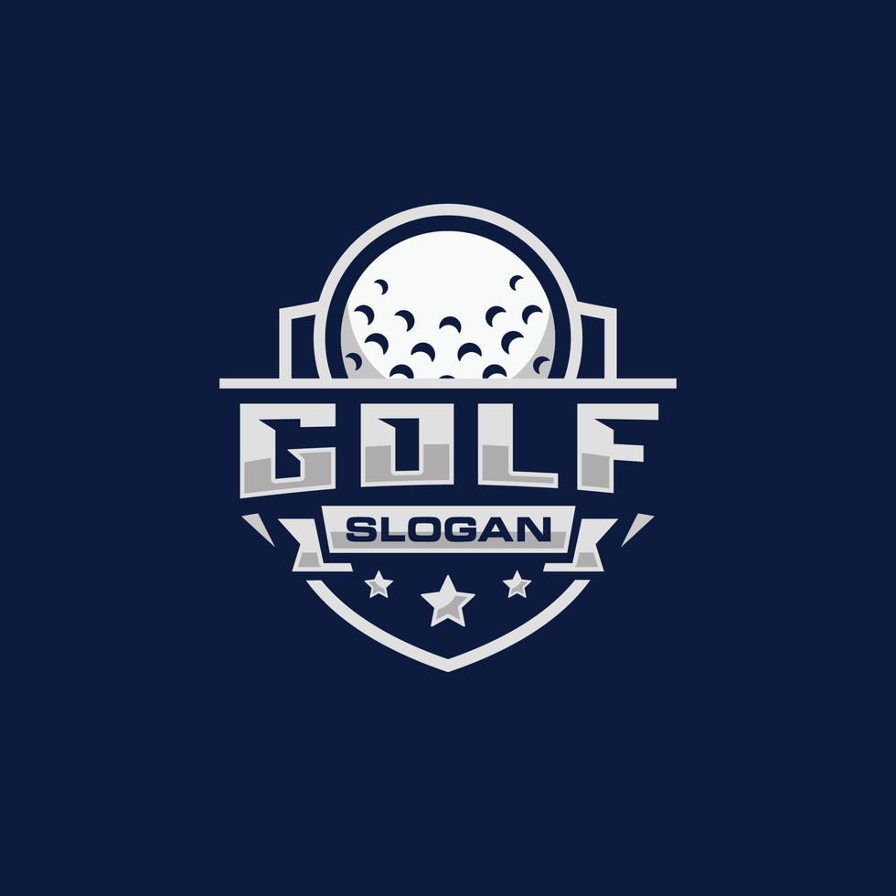 Golf emblem logo set design vector illustration