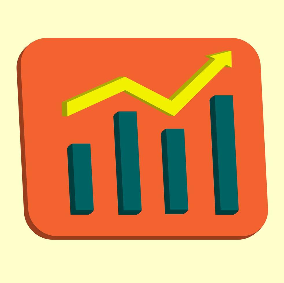 Property investment uptrend vector