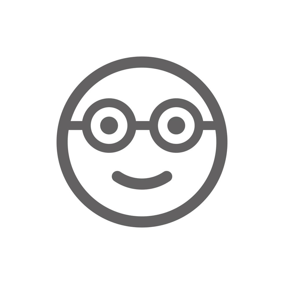 smile emoji icon . Perfect for website or social media application. vector sign and symbol