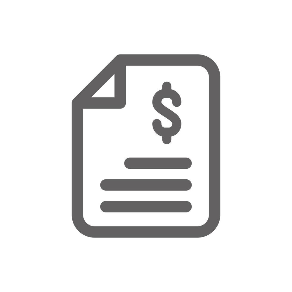 Financial documents icon . Perfect for business website or user interface applications. vector sign and symbol