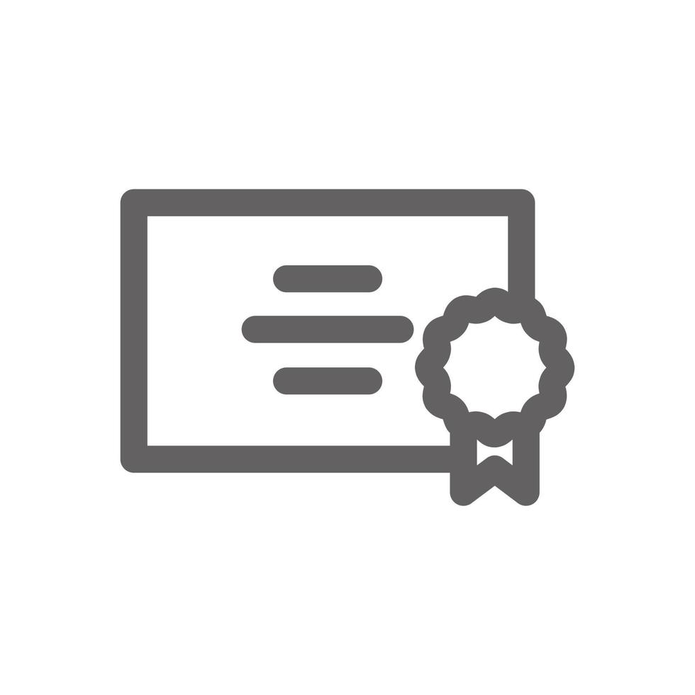 Financial certificate icon . Perfect for business website or user interface applications. vector sign and symbol